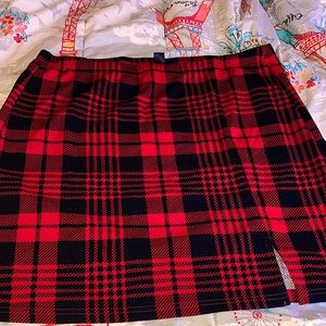 Plaid skirts